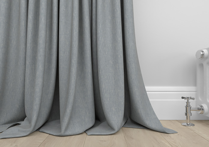 Delicate Chevron, Dark Blue - Made to Measure Curtains - Image 6